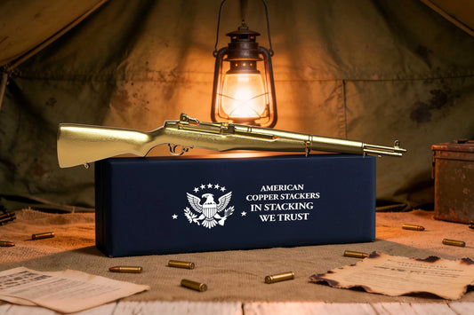 2026 Liberia M1 Garand Shaped Copper Coin Blind Box. In Silver We Trust! (3/31)