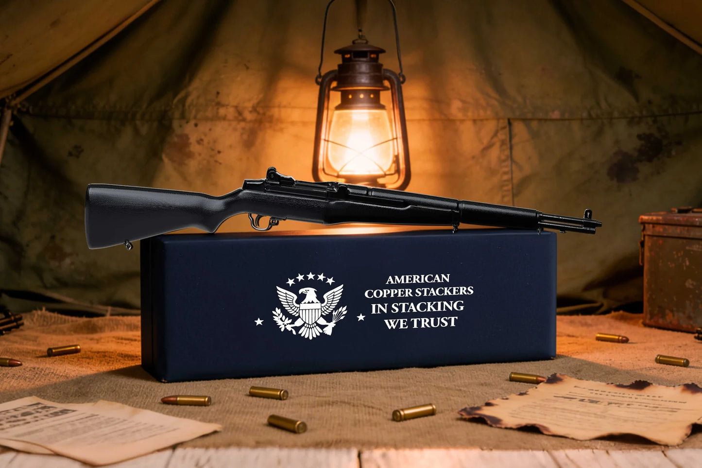 2026 Liberia M1 Garand Shaped Copper Coin Blind Box. In Silver We Trust!