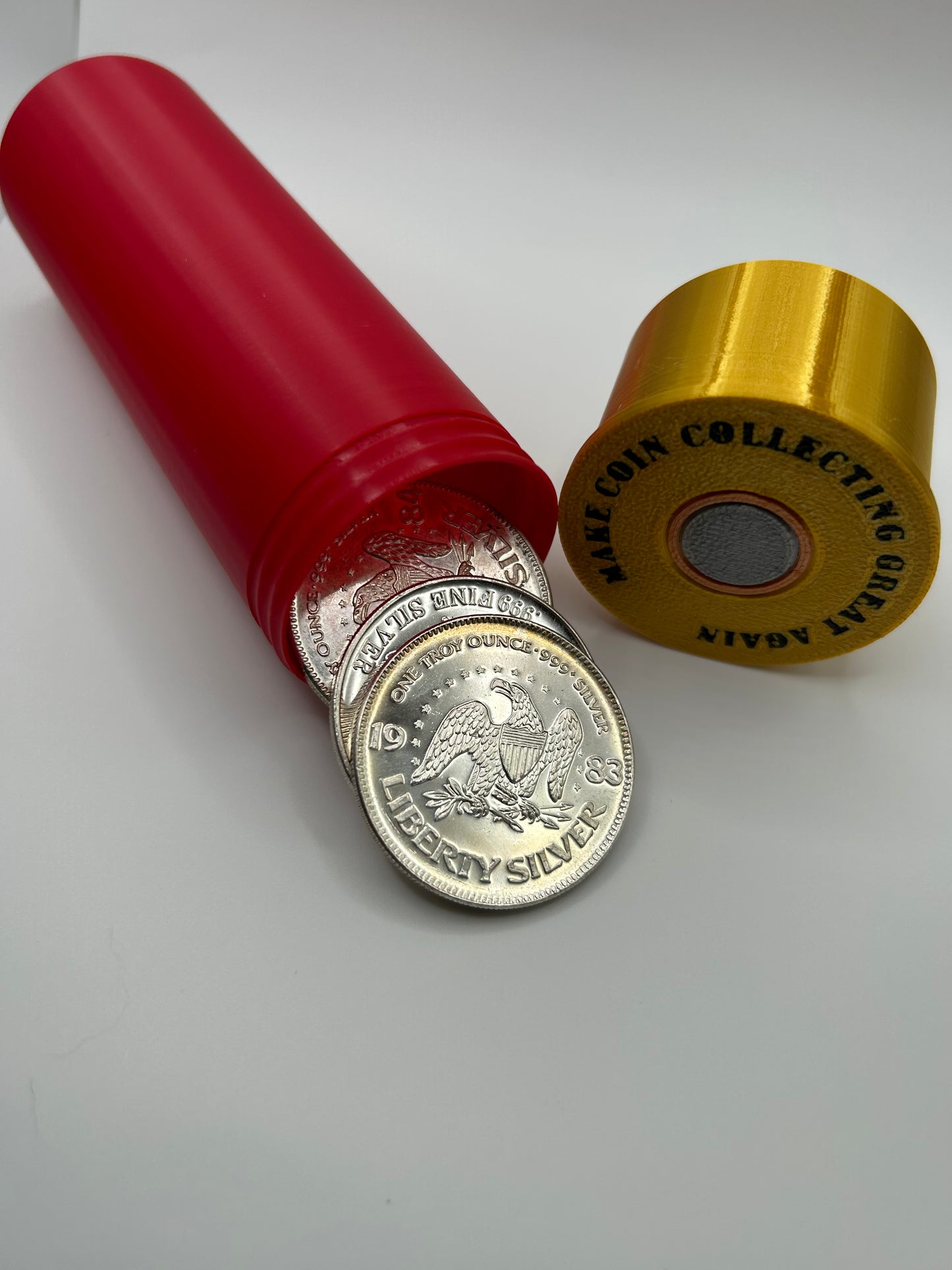 Shotgun Shell Medium-Holds 1 OZ RAW Coins, Rounds, and More!