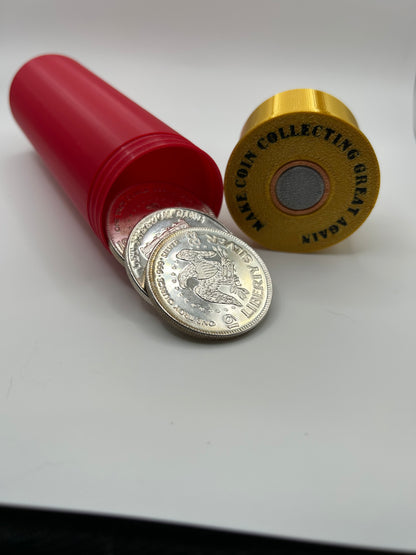 Shotgun Shell Medium-Holds 1 OZ RAW Coins, Rounds, and More!