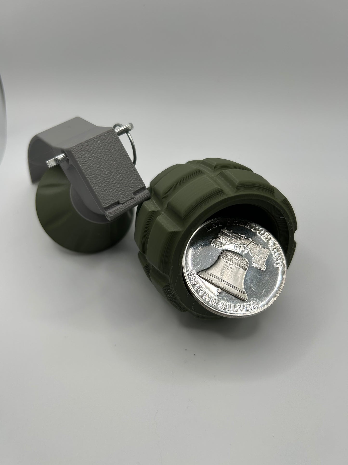 Pineapple Grenade- Holds anything you like! Military Green!