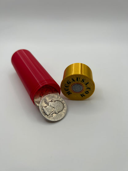 Shotgun Shell -Holds 90% Constitutional Quarters and More!