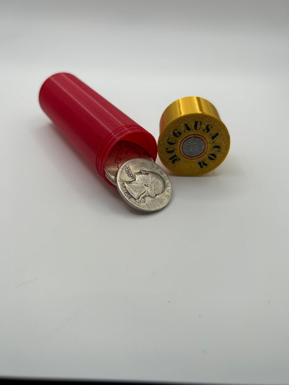 Shotgun Shell -Holds 90% Constitutional Quarters and More!