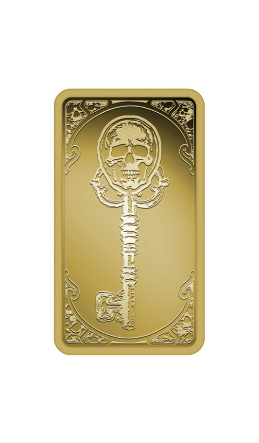 2026 Liberia Skeleton Key 1/200 oz Gold Coin (04/01)