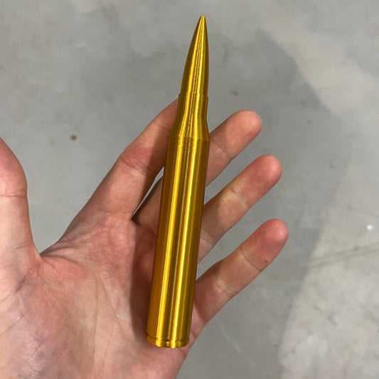 .50 Cal Bullet Rounds holds 90% Dime & 1/10 Gold! In Gold!