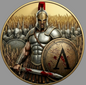 Epic Deal of the Week! Historic Warriors Spartan Army 24k Gilded 5 oz Copper Medal (04/01)
