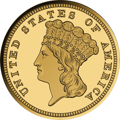 In Stock! Liberia U.S. Pre-1933 Gold Dollar Tribute 3 x 1/1000 oz Gold Coin Set