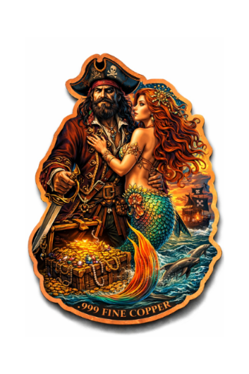 Deal of the week! Siren's Treasure Colorized 100g Copper Medal (03/30)