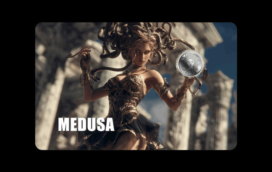 2026 Liberia Medua 1/1000 oz Platinum Coin in Card (03/30)