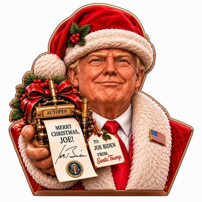 Santa Trump - A Very Special Delivery 5 oz Copper Bust Medal in Capsule
