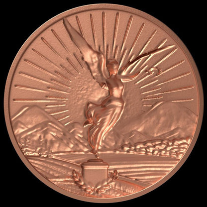 In Stock 2026 Angel of Independence 12g Copper Stacker Blind Box. In Copper We Trust!
