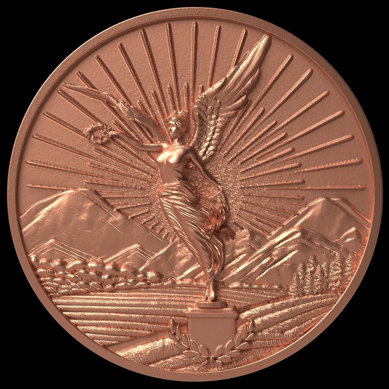 In Stock 2026 Angel of Independence 12g Copper Stacker Blind Box. In Copper We Trust!