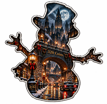 WHY SO FROSTY? 3 gram .999 Silver- Large Shaped Silver