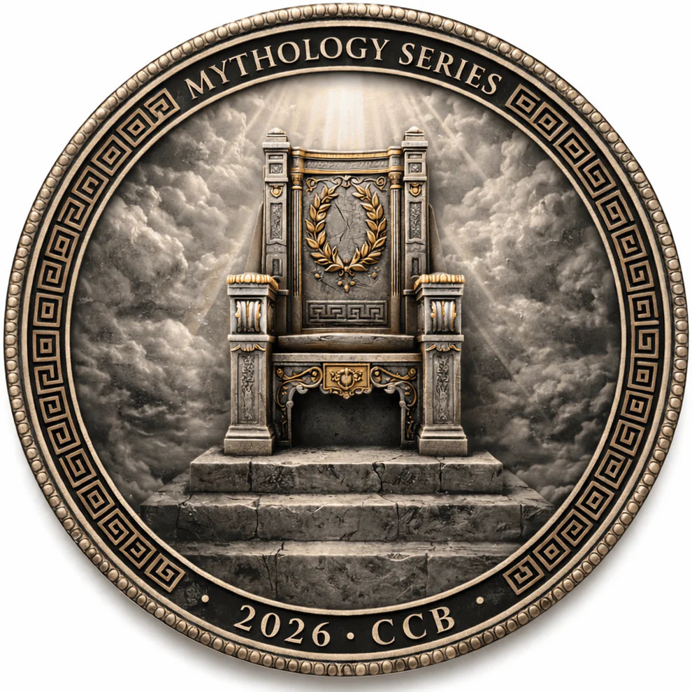 See the Back! 2026 Zeus King of Gods Colorized .999 5oz Copper