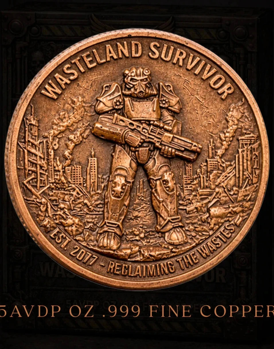 2026 Wasteland Survivor Antiqued Copper .999 5oz Medal