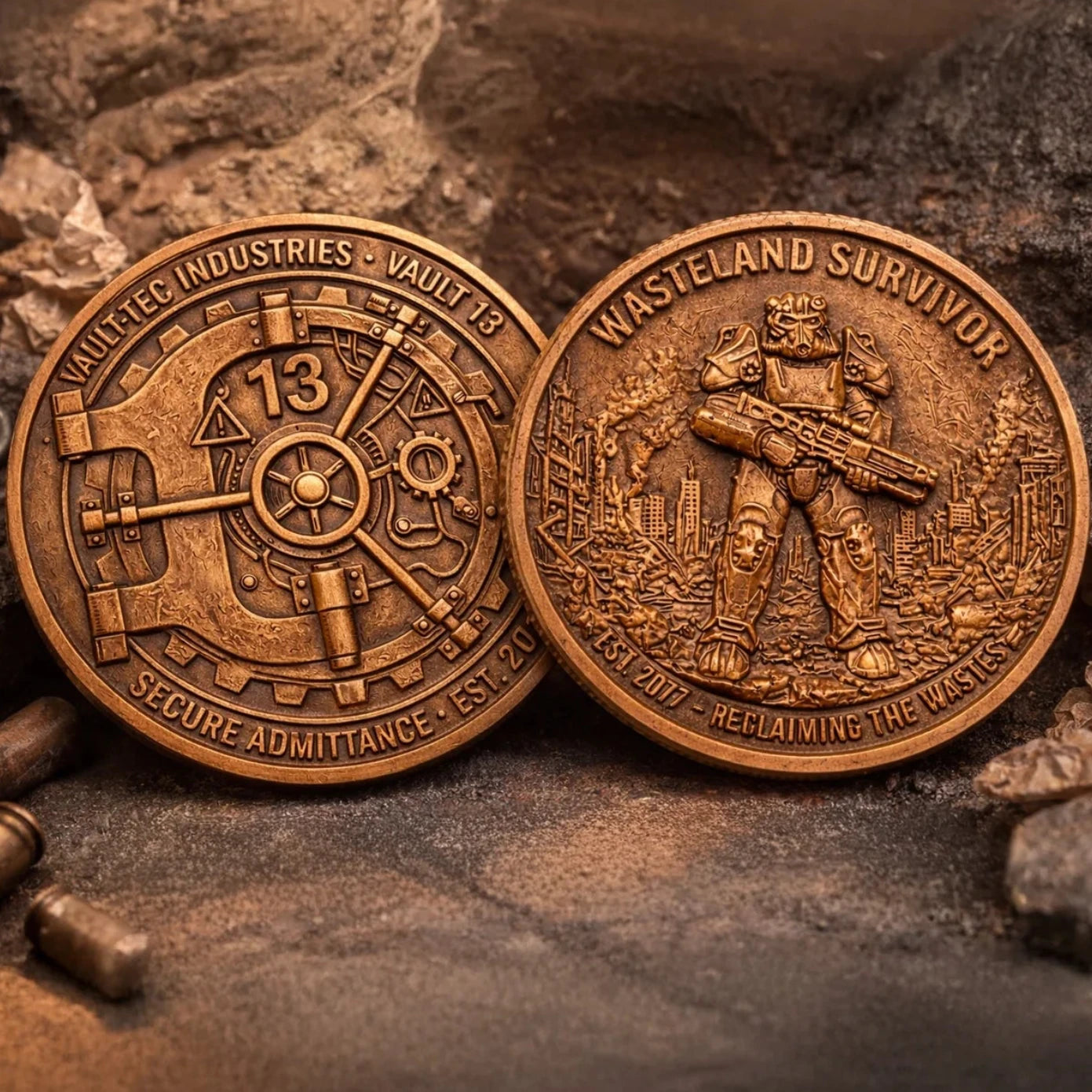 2026 Wasteland Survivor Antiqued Copper .999 5oz Medal