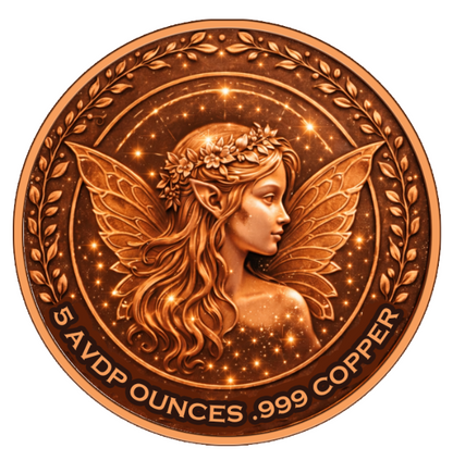 5oz Fairy Treehouse Colorized Copper in Capsule
