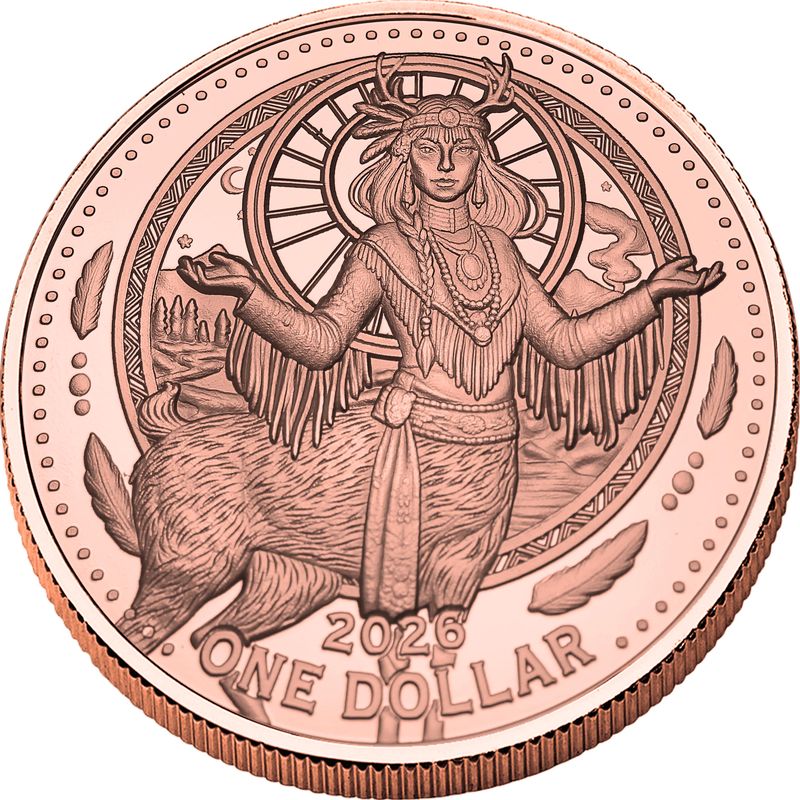 2026 Mesa Grande Legend of the Deer Woman 5 oz Copper Coin (04/02)