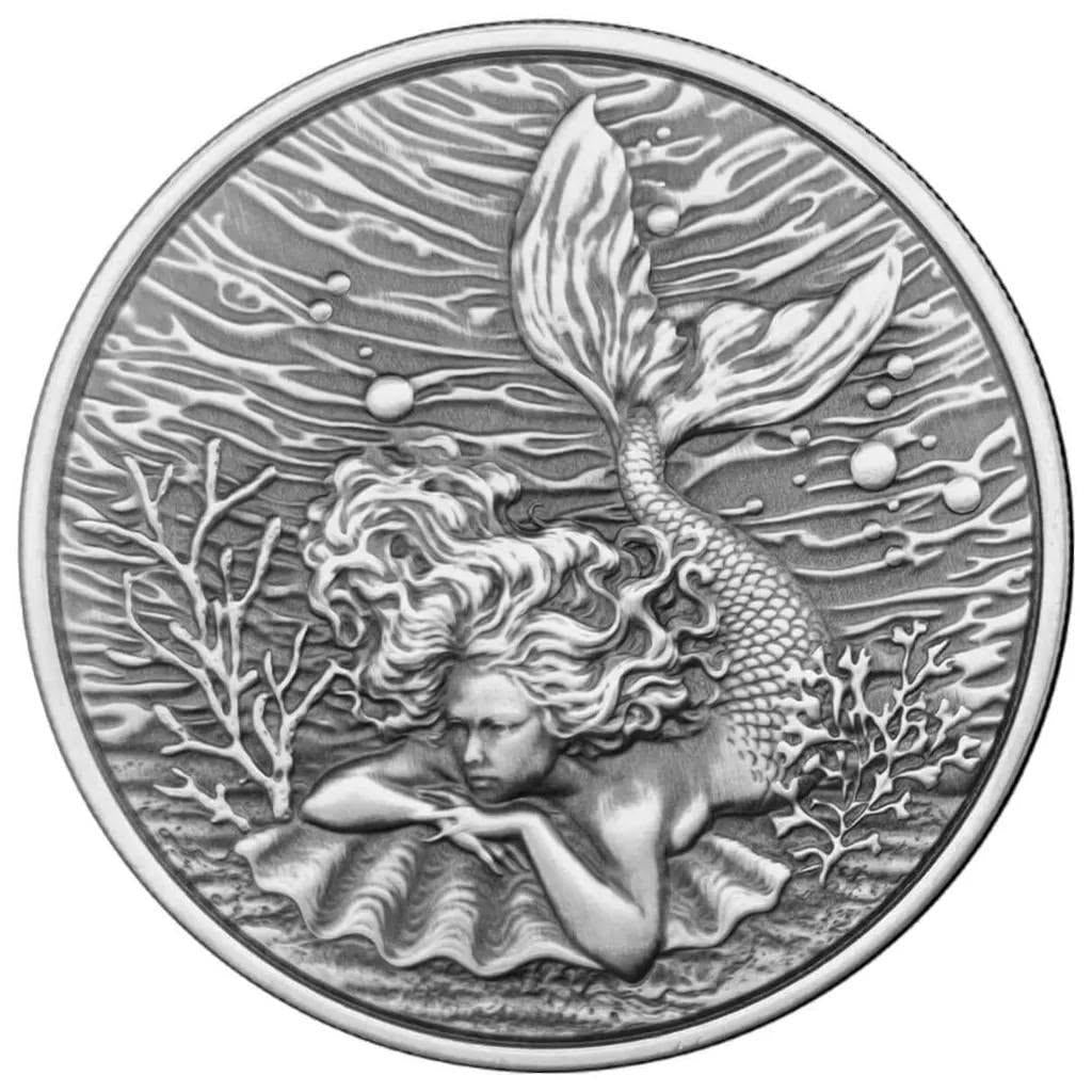 In Stock! 2026 Samoa Mermaid 1 oz Silver Coin