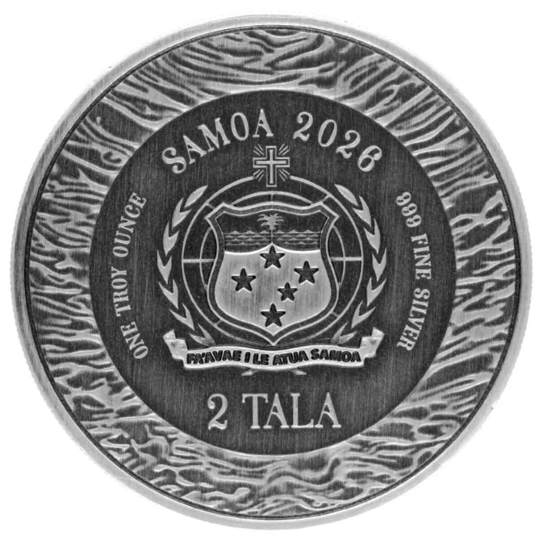 In Stock! 2026 Samoa Mermaid 1 oz Silver Coin