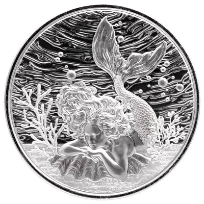 In Stock! 2026 Samoa Mermaid BU 1 oz Silver Coin