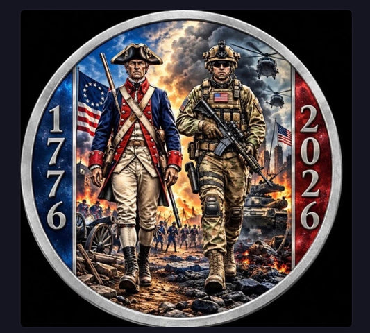 Silver Shield 1776-2026 American Sentinel 1 oz Silver Proof Medals