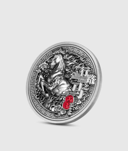 In Stock! 2026 Samoa The Journeying Steed 2 oz Silver Coin (04/10)