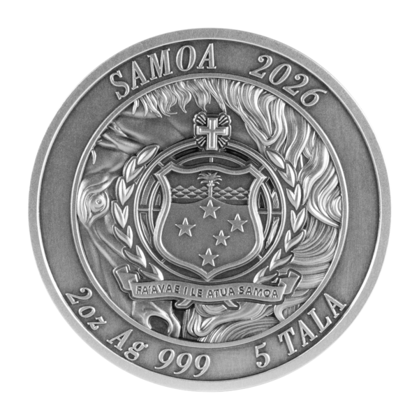 In Stock! 2026 Samoa The Journeying Steed 2 oz Silver Coin (04/10)