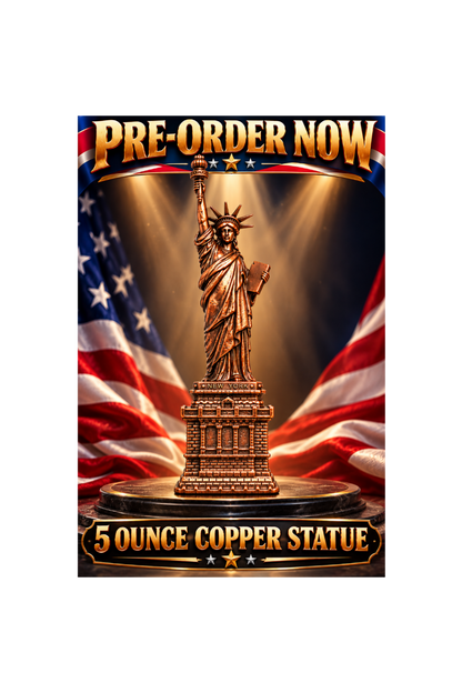 Statue of Liberty 5oz .999 Copper