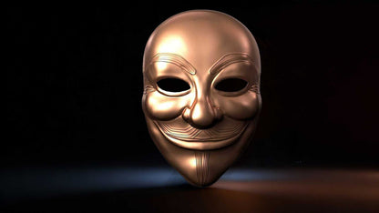 2026 Liberia Guy Fawkes Mask 2 oz Copper Stacker Blind Box (04/03)