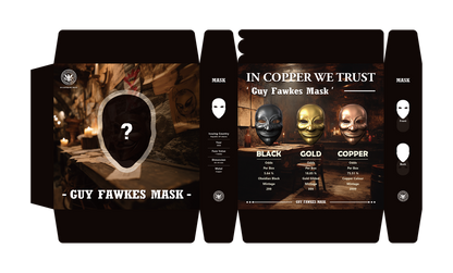 2026 Liberia Guy Fawkes Mask 2 oz Copper Stacker Blind Box (04/03)