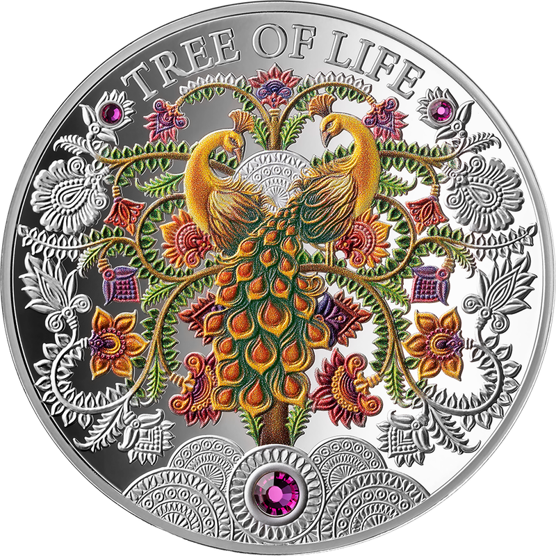 In Stock! 2026 Ghana Summer Tree of Life 1 oz Silver Coin (04/14)