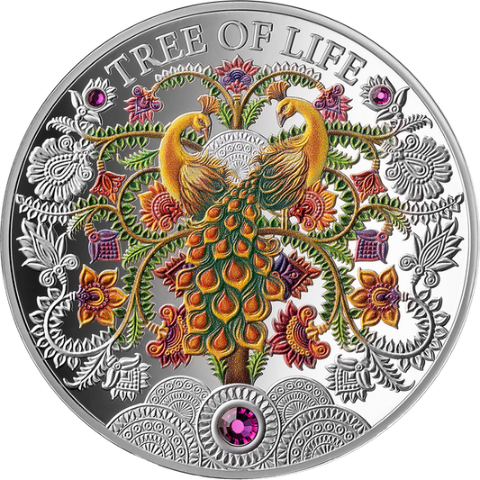2026 Ghana Summer Tree of Life 1 oz Silver Coin (04/14)