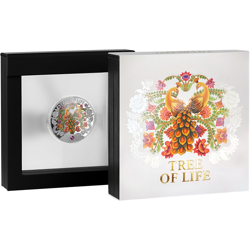 In Stock! 2026 Ghana Summer Tree of Life 1 oz Silver Coin (04/14)