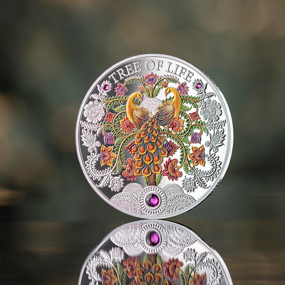 In Stock! 2026 Ghana Summer Tree of Life 1 oz Silver Coin (04/14)