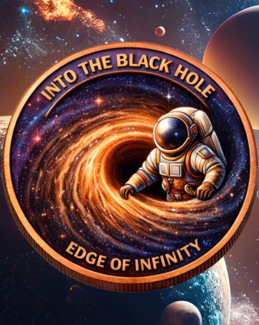 Discover the Unknown: Black Hole 5 oz Copper. Next in Series!