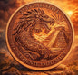 In Stock! Intaglio Mint Legado Mexicano - Quetzalcoatl 1 oz Copper Round (04/08)