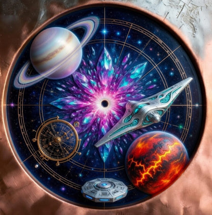 In Stock! 10oz AVDP Copper SPACE Series (#2 in series)