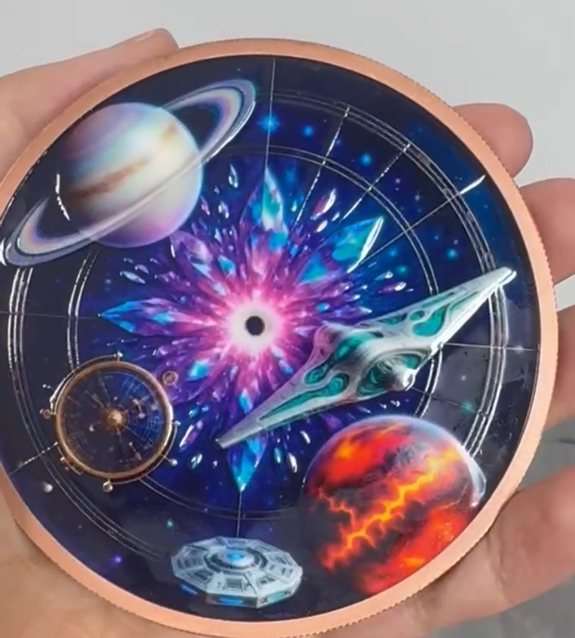 In Stock! 10oz AVDP Copper SPACE Series (#2 in series)
