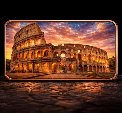 2026 Rome Colosseum Colorized 10oz AVDP Copper in Capsule (4/10)
