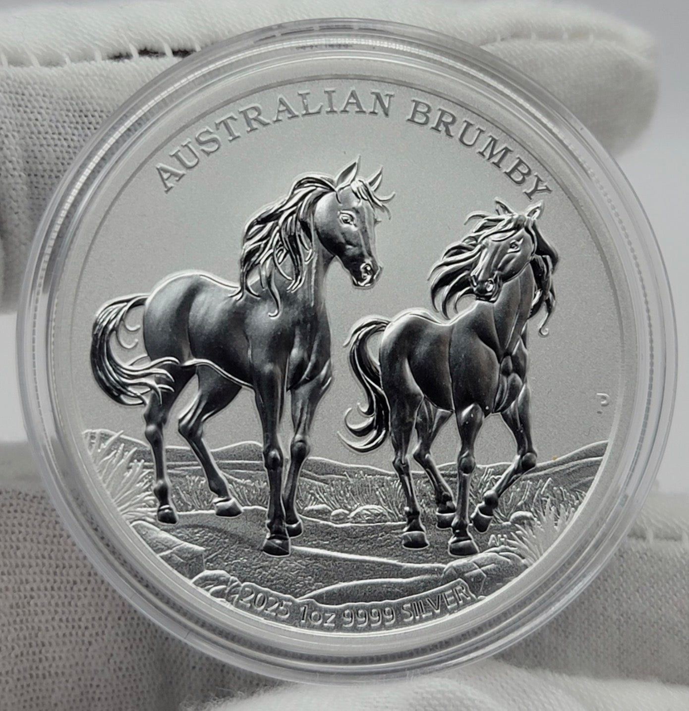 In Stock! 2025 Australia Brumby Horse BU 1 oz Silver Coin (08/01) - Options: Original Mint Packaging