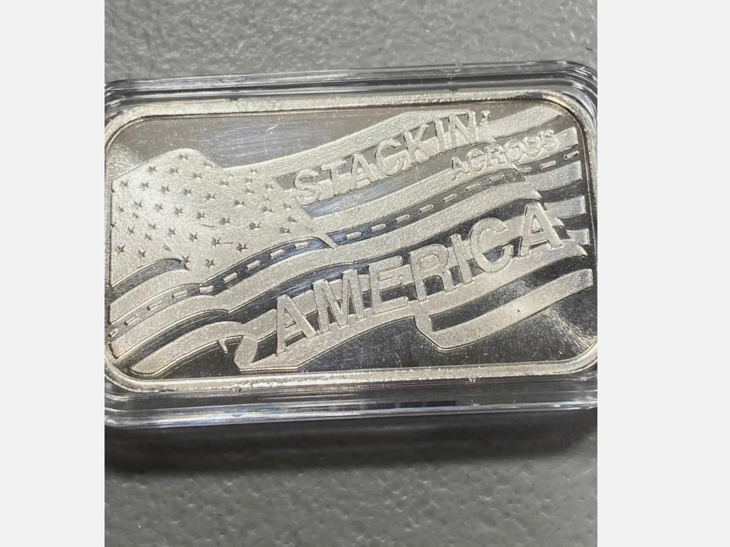 In Stock! Stackin Across America Tennessee 1 oz Silver Bar