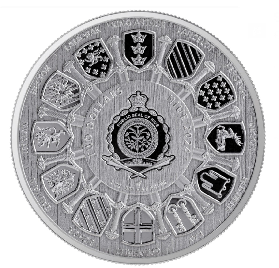 In Stock! 2024 Niue Camelot Sir Lancelot 1 oz Silver Bullion Coin