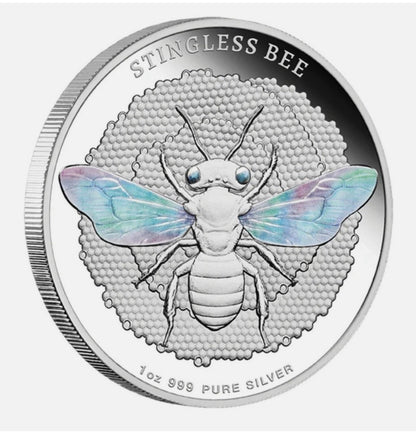 In Stock! 2026 Niue Australian Native Bee - Stingless Bee 1 oz Silver Coin