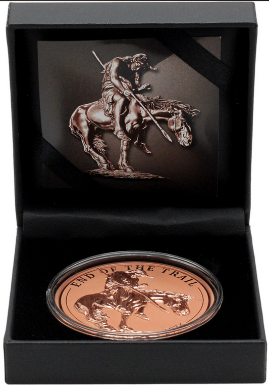 2026 Cameroon End of the Trail by James Earle Fraser 5 oz Government Backed Copper Coin (04/10)