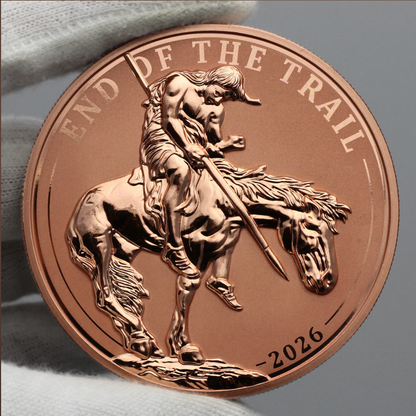2026 Cameroon End of the Trail by James Earle Fraser 5 oz Government Backed Copper Coin (04/10)