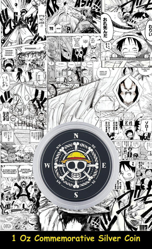 Estimate: Carded Anime Series 2nd Release - OP 1 oz Silver Colorized Art Medal in Display Card (1000 Mintage)