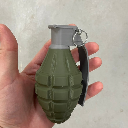 Pineapple Grenade- Holds anything you like! Military Green!