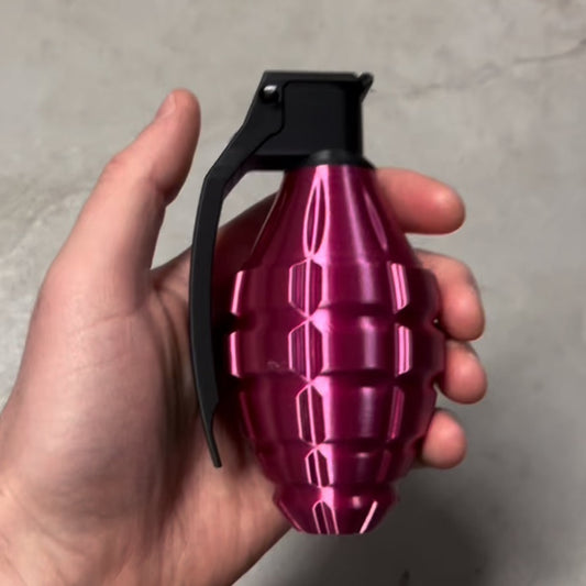 Pineapple Grenade- Holds anything you like! Fuchsia!