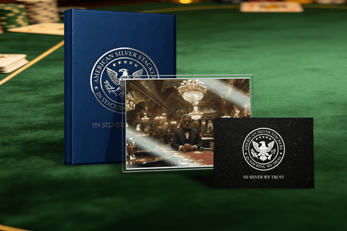 In Stock! 2026 Ghana All In 5g Silver Foil. In Silver We Trust!
